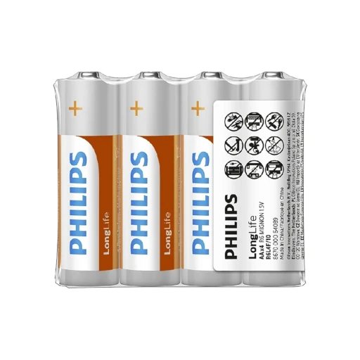 Philips Longlife AAA Battery, 16 pcs.