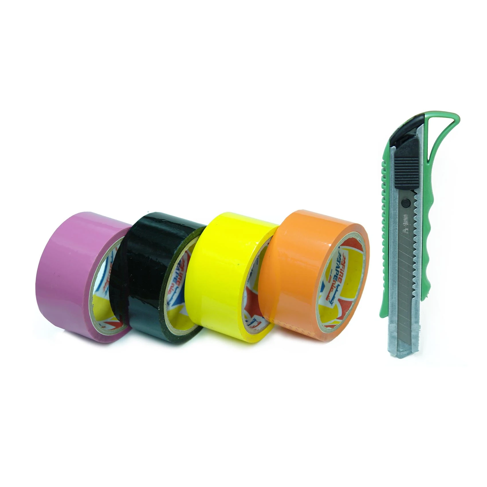 4PCS MIX COLOR TAPE WITH CUTTER