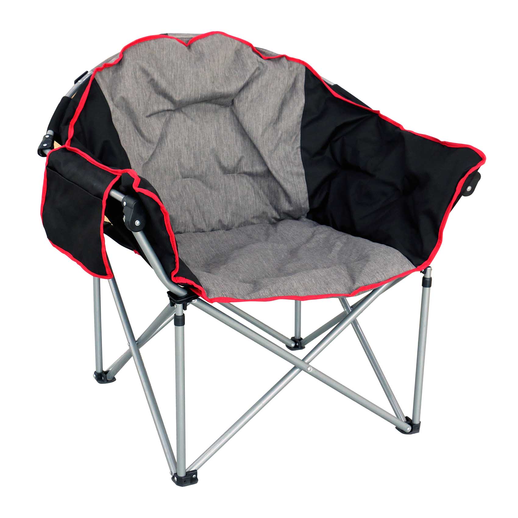 CAMPMATE HALF MOON CHAIR with side bag CM1959 FOLDABLE CAMPING CHAIR BEACH CHAIR OUTDOOR PATIO