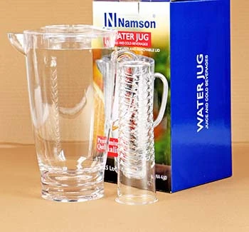 NAMSON WATER JUG JUICE&COLD BEVERAGES 2.25 Ltr with fruit infuser and removable lid NA-440