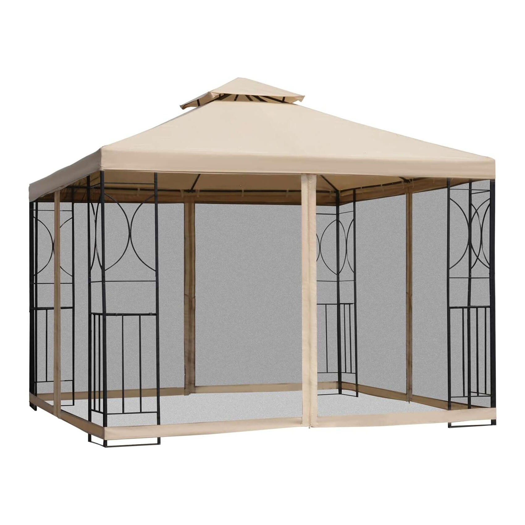 Gazebo deals with netting