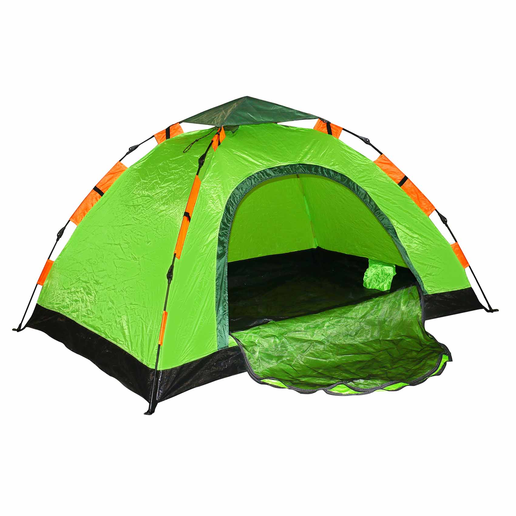CAMPMATE AUTOMATIC TENT 2 PERSON with mosquito net and zip window 190X140X105CM ZRT075