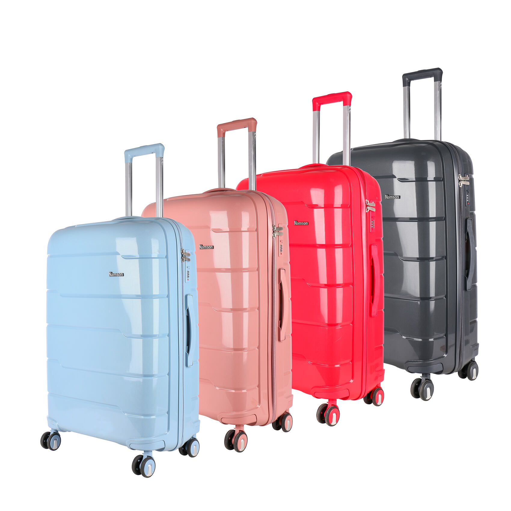NAMSON 28 inch LUGGAGE TROLLEY SUITCASE 93L | 20 - 30 kg WITH TELESCOPIC HANDLE NA-7872-28 | LIGHT WEIGHT WATER RESISTANT | PREMIUM QUALITY | FLEXIBLE | 360 SPINNING 8 WHEELS | NON BREAKABLE | DOUBLE ZIPPER | MULTIPLE LOCKING SYSTEM
