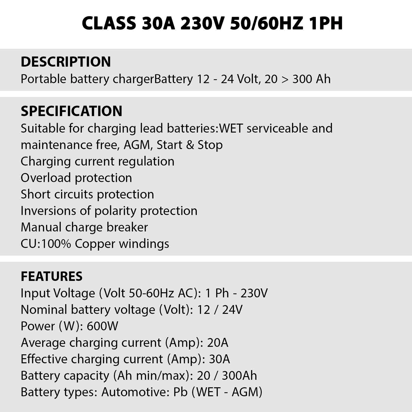 Chargeur Deca CLASS Booster 400E en Promotion