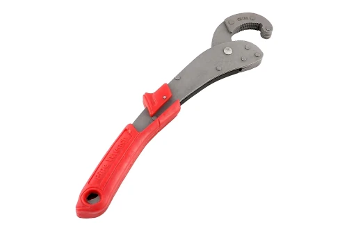 MEGA  6-25MM SELF ADJUSTABLE PIPE WRENCH 22509 COFORTABLE GRIP HANDLE DROP FORGED HEAT TREATED