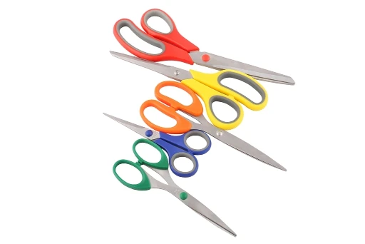 MEGA SCISSORS SET 5PCS DOUBLE INJECTED CUSHION GRIP M43497