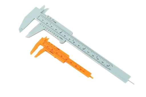 MEGA 2 PCS UTILITY CALIPER EASY TO MEASURE THICKNESS MADE FROM DURABLE PLASTIC 45538