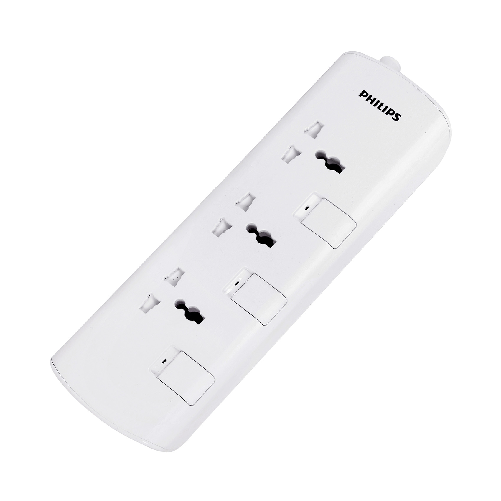 PHILIPS 3WAY 3M POWER EXTENSION SPN3130WB/56 WITH 3 OUTLETS, 3 METER CABLE, SAFETY SHUTTERS AND INDIVIDUAL SWITCHS | CHILD SAFETY SHUTTERS | 750C MAXIMUM FIREPROOF TEST TEMPERATURE | BS PLUG | ESMA CERTIFIED