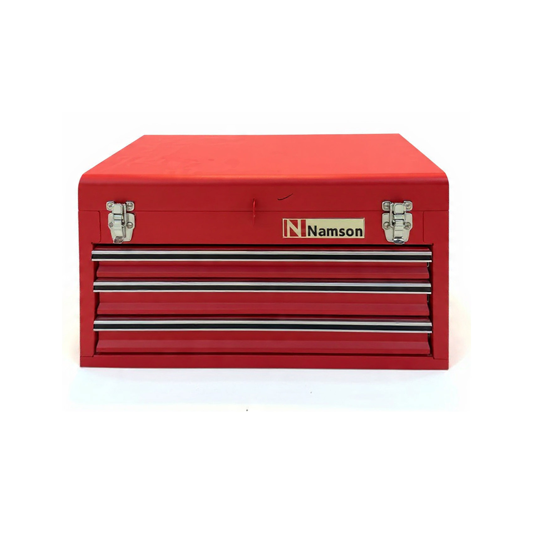 NAMSON 3 DRAWER PORTABLE TOOL CHEST TW3B – HEAVY-DUTY STEEL TOOL STORAGE BOX WITH BALL BEARING DRAWER SLIDES (52 X 22 X 30 CM)