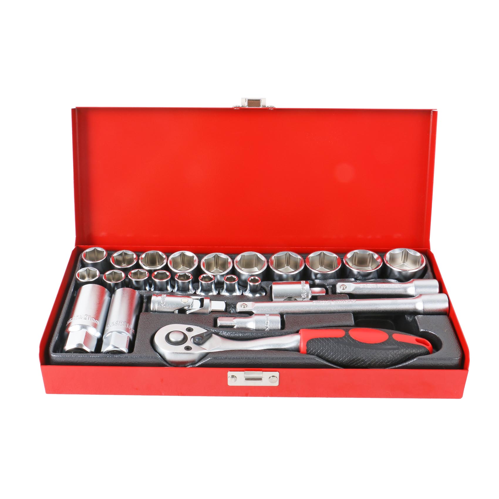 NAMSON 26 PCS 3/8" DR. SOCKET SET CG-327S DRIVE TOOL SET | PROFESSIONAL TOOL KIT | MECHANICAL, INDUSTRY, GARAGE, AUTOMOTIVE, WORKSHOP, DIY | MADE IN TAIWAN