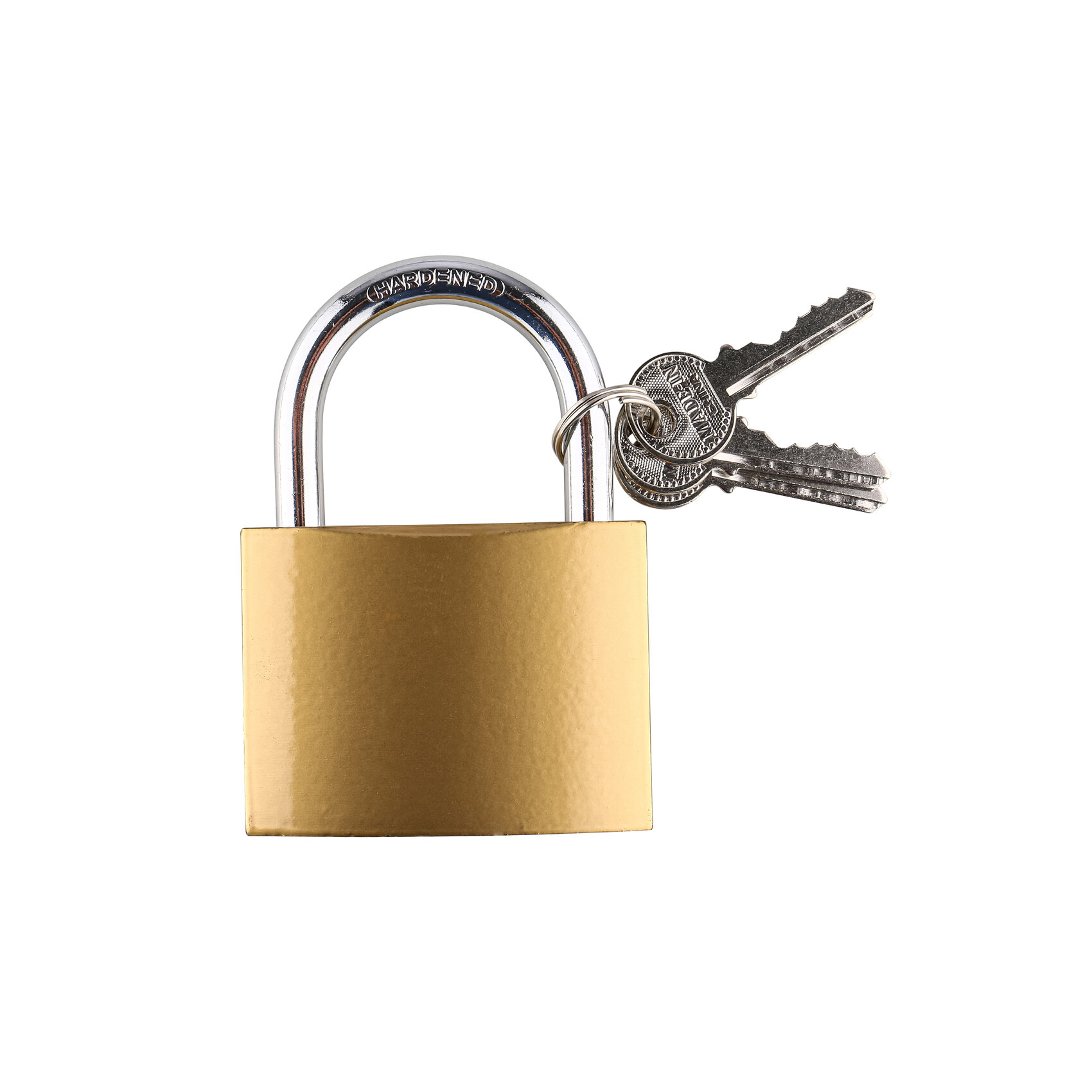 MEGA 50MM BRASS PADLOCK WITH 3 KEYS M27201