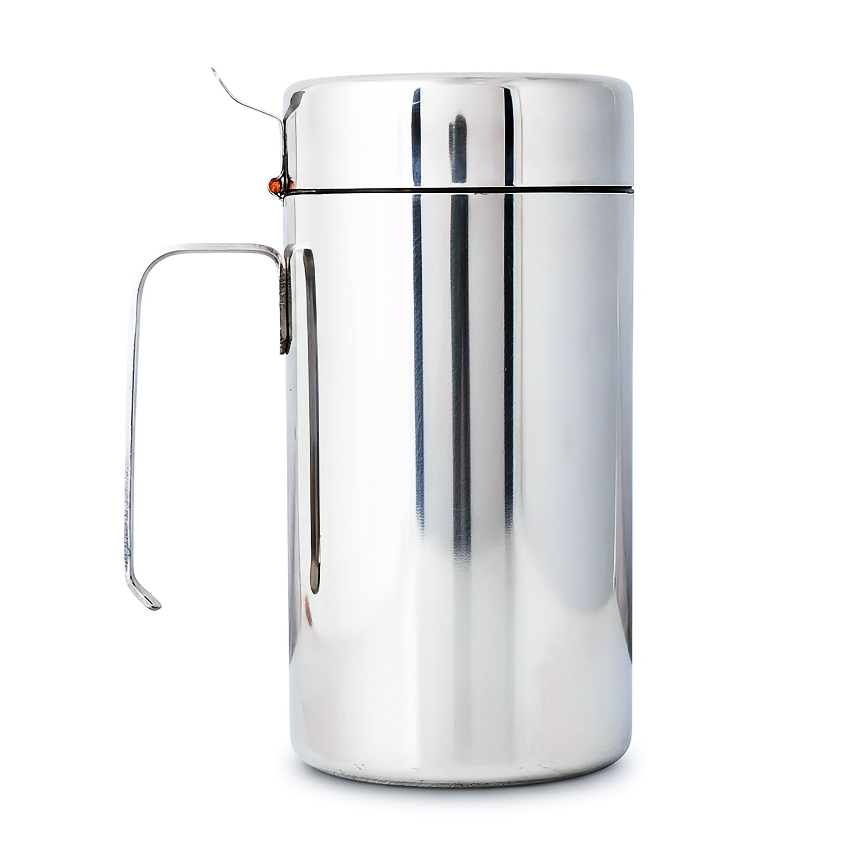 NAMSON 1L STAINLESS STEEL OIL CANISTER NA-8222 | FOOD SAFE | DISHWASHER SAFE | ANTI-DRIP DESIGN TO PREVENT OIL LEAKS AND CONTROL | MADE IN INDIA