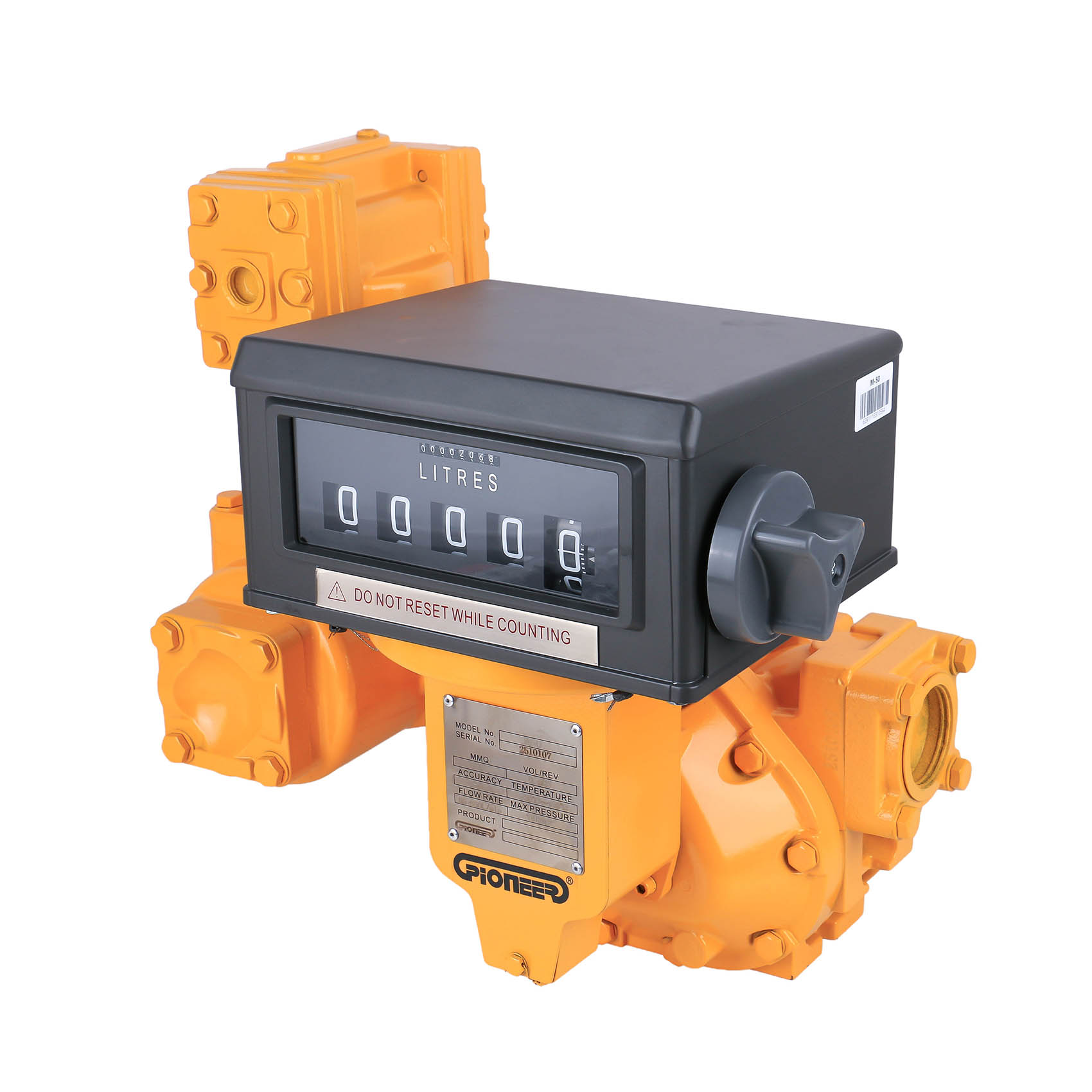 PIONEER 2" BODY BIG HIGH FLOW METER 10 BAR M-50 POSITIVE DISPLACEMENT | GEAR METER - MECHANICAL  | ACCURATE FUEL MEASUREMENT | BIODIESEL, DIESEL/HVO/XTL, GASOLINE, KEROSENE