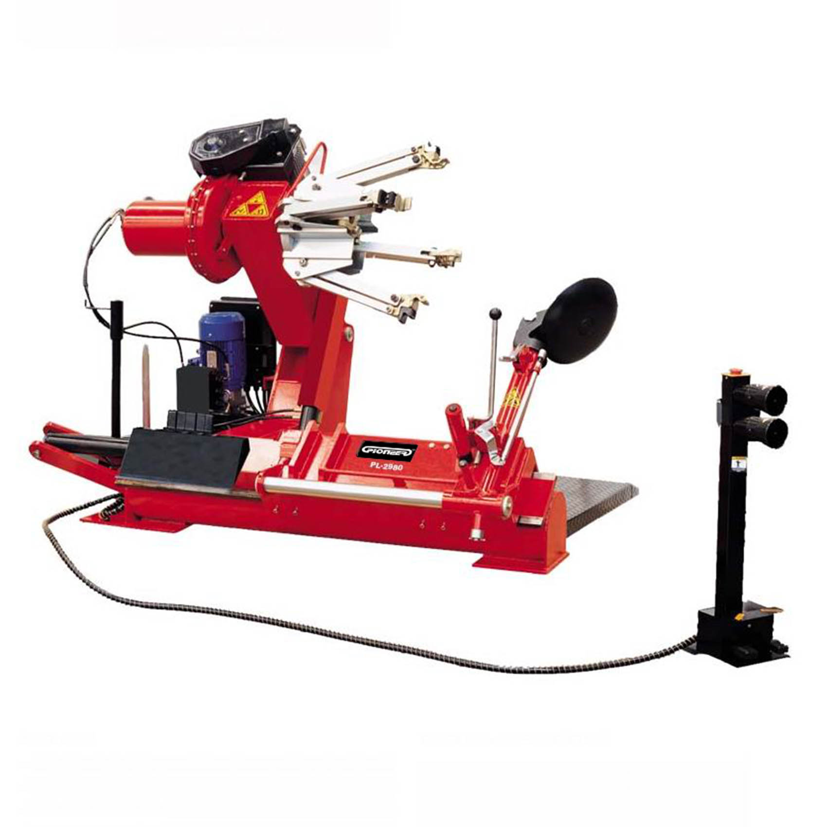 PIONEER 98" TYRE CHANGER 8-10 BAR 380V-3PH PL2980 | RANGE FROM 14″-56″ | ELECTROHYDRAULIC OPERATION | HEAVY-DUTY | HEAVY TRUCK, BUS, AND TRACTOR AND MORE