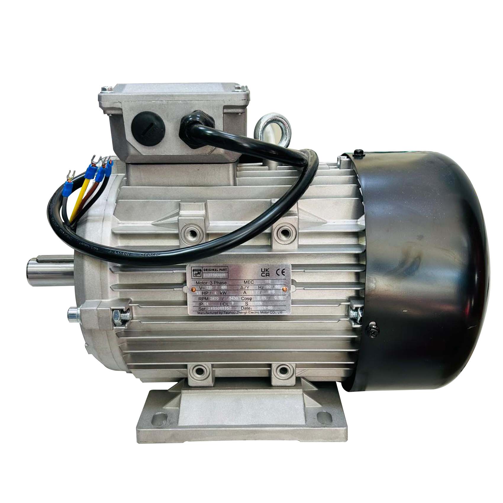 FIAC 5.5HP AIR COMPRESSOR MOTOR 1124150094 | IP54 | 2870/3430 2800 |14.7 / 8.5 A