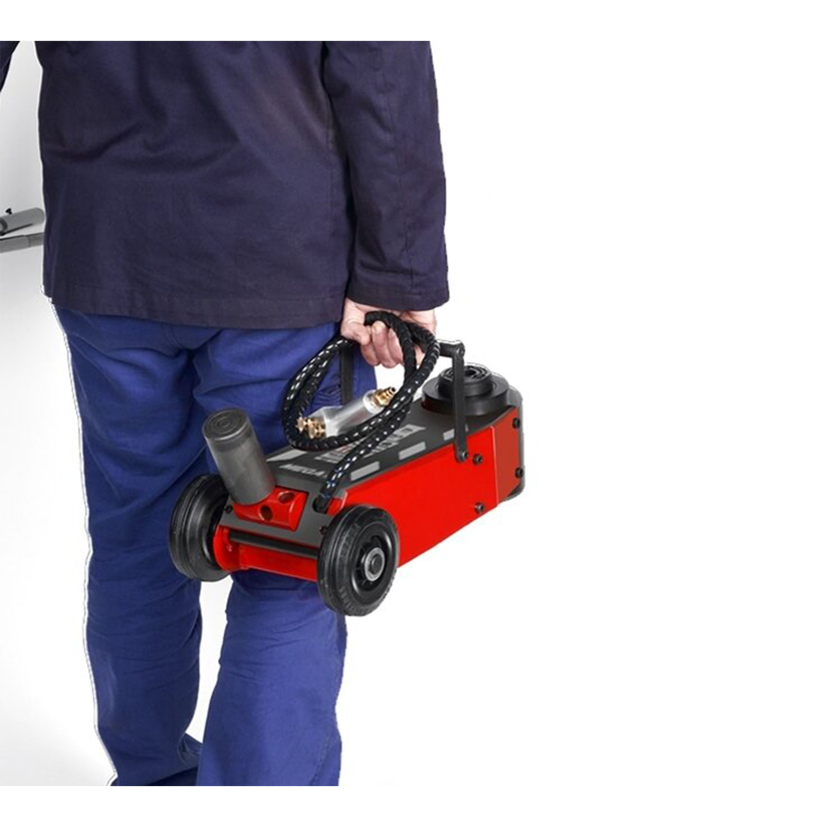 MEGA 15-30T PORTABLE AIR HYDRAULIC JACK CAT OLEO NP15-2B COMPACT AND LIGHTWEIGHT DESIGN OCCUPYING MUCH SPACE DUE TO ITS SMALL SIZE | 223 MM (30T) - 300 MM (15T) MAXIMUM HIGHT | INCLUDES EXTRA EXTENSION 60-100MM | MADE IN SPAIN - Image 4