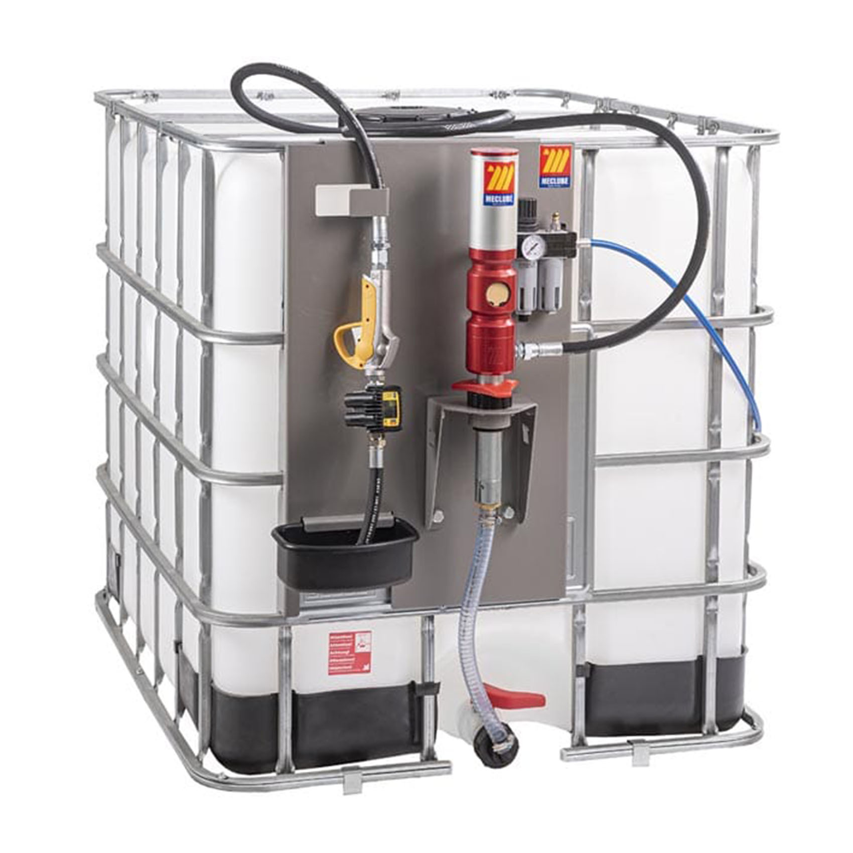 MECLUBE OIL KIT SUITABLE FOR IBC TANKS OF 1000L 022-1915-000| 28 L/MIN WITH FRONTAL PUMP | 5:1 | PNEUMATIC AIR TOOL | MADE IN ITALY