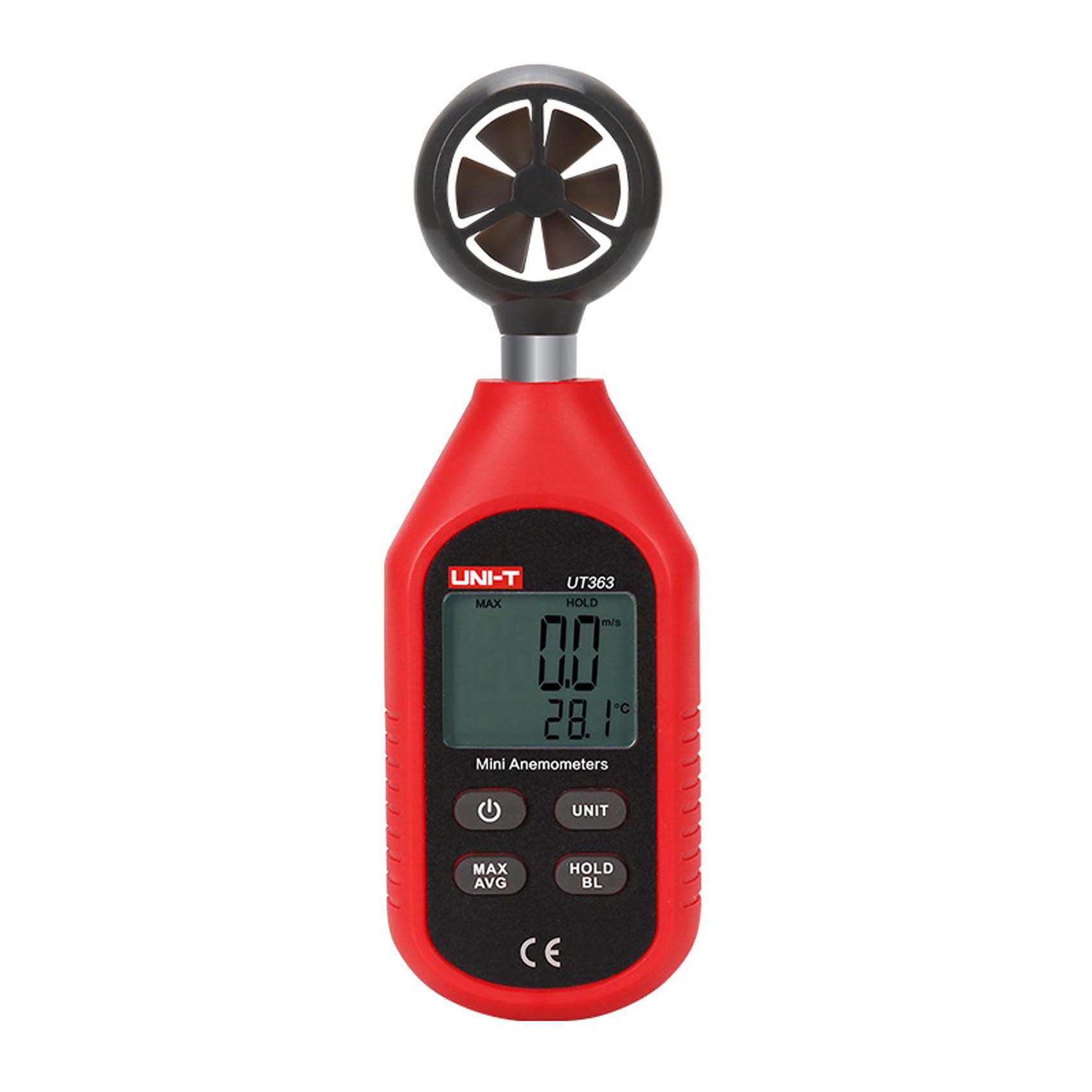 UNI-T MINI ANEMOMETER UT363 | CAN MEASURE WIND SPEEDS UP TO 30M/S | TEMPERATURE METERS UP TO -10~50℃
