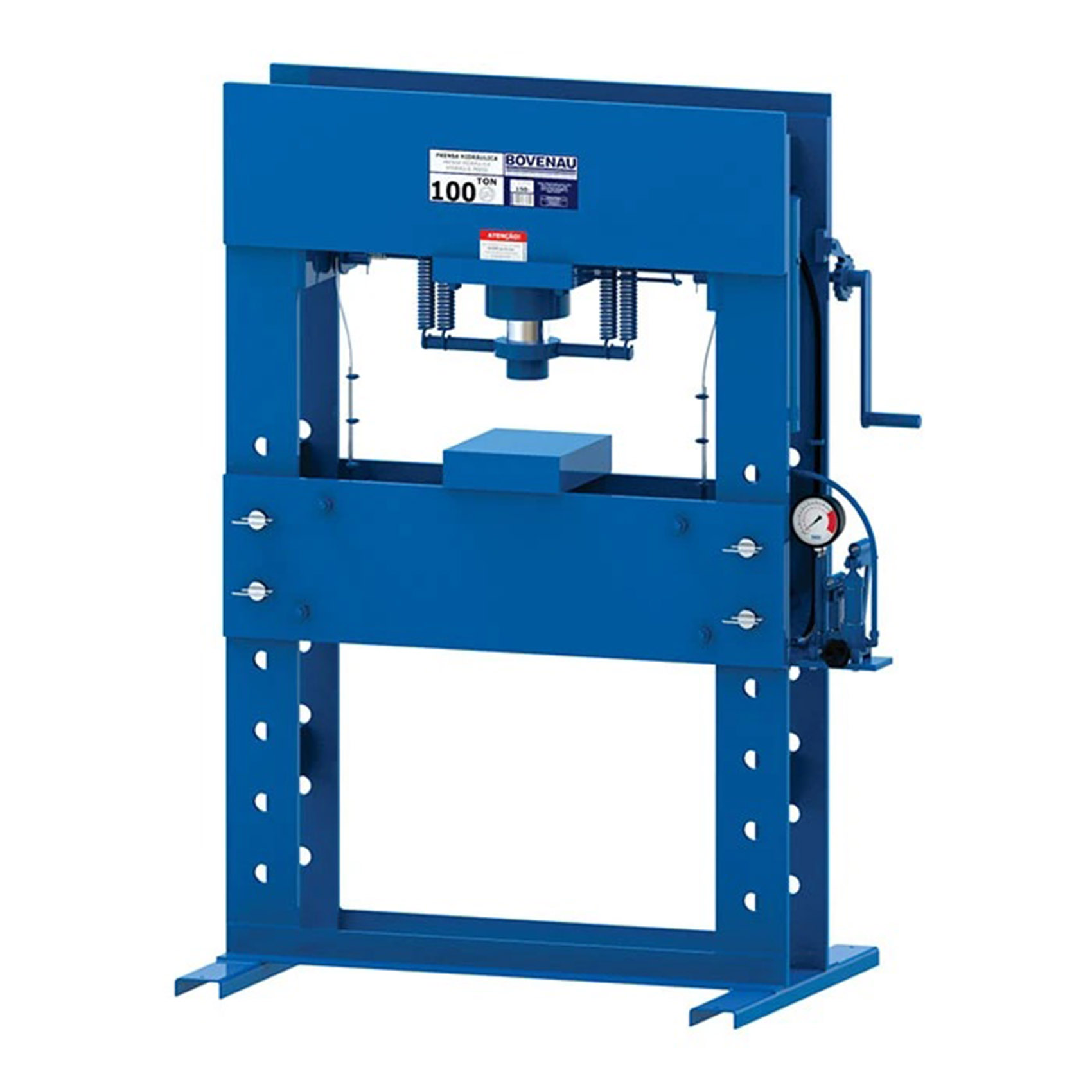 BOVENAU 100 TON HYDRAULIC WORKSHOP PRESS P100200 | PROFESSIONAL & HIGH QUALITY | GARAGE - WORKSHOP - REPAIR SHOP | MADE IN BRAZIL