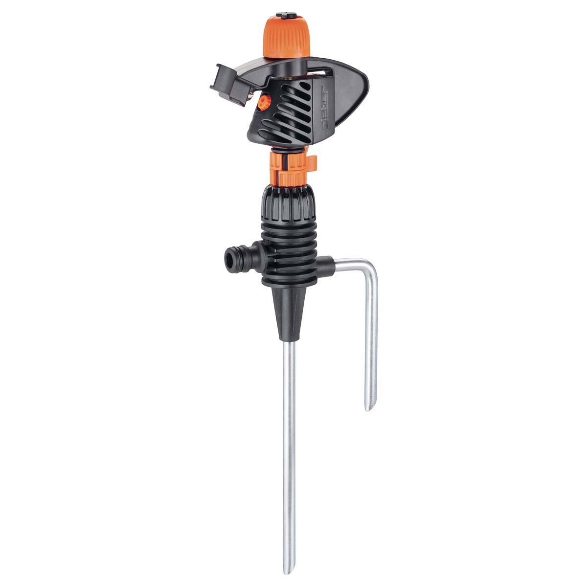 CLABER 1-4 BAR IMPACT ON STAKE SPRINKLER 8707 | 11,9 L/MIN AT A PRESSURE OF 2 BAR | GARDEN - PLANTING - AGRICULTURE - WATERING | MADE IN ITALY
