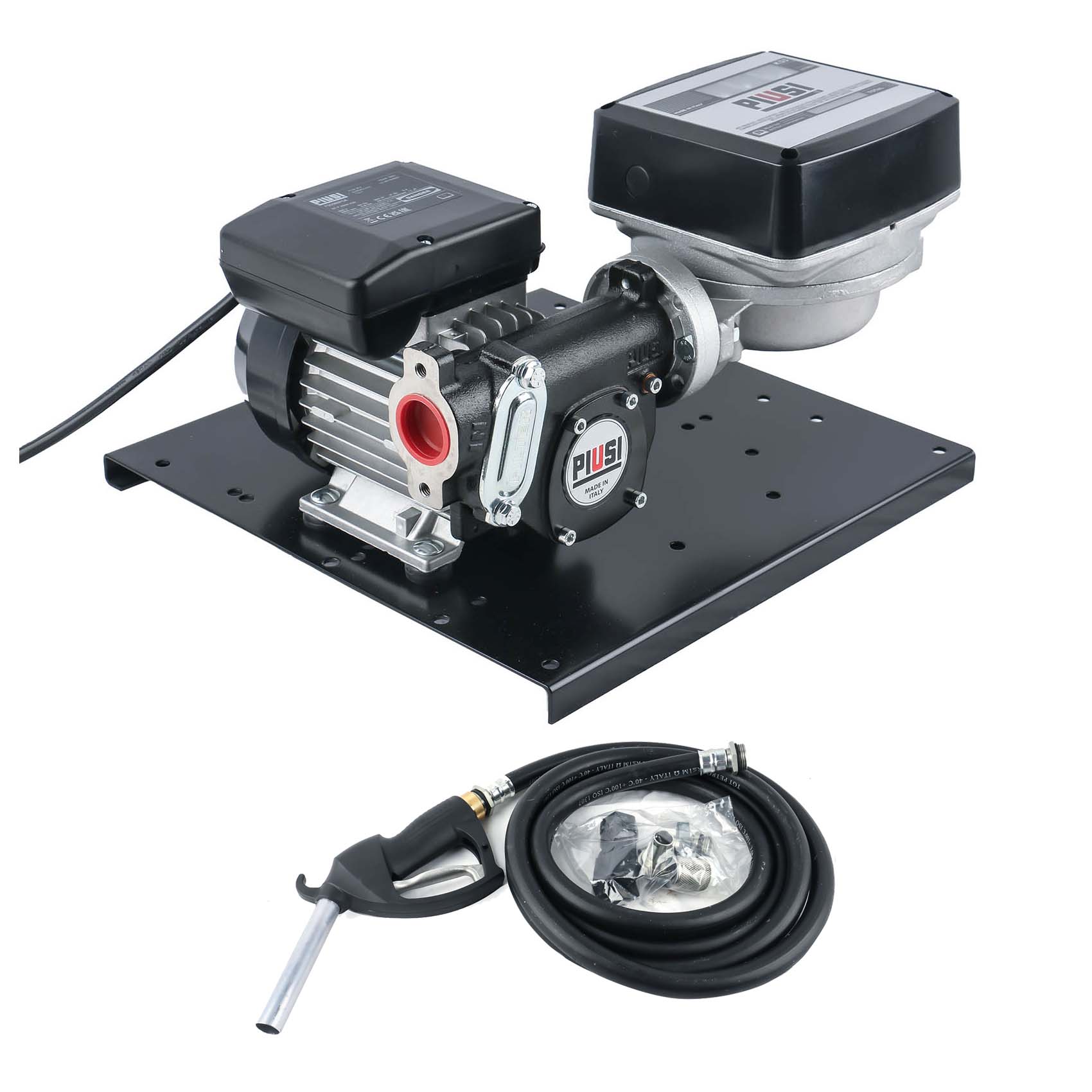 PIUSI 3/4INCH BSP DIESEL MODULAR TRANSFER STATION 230V 50HZ F00385P0A ST PANTHER 56/72 PUMP AND SELF 3000 MANUAL NOZZLE WITH K33 FLOW METER 3 DIGITS FUEL | DIESEL - HVO - XTL | MADE IN ITALY