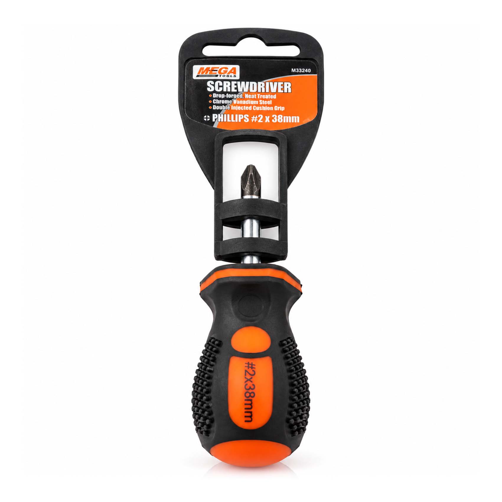 MEGA SCREW DRIVER - SLOTTED 2X38MM M33240  DOUBLE INJECTED CUSHION GRIP CHROME VANADIUM STEEL HEAT TREATED9313399332401_309.jpg